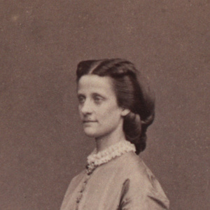 Ausschnitt der Fotografie von Maria Annunziata (1843-1871) von Ludwig Angerer. Um 1862.