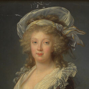 Ausschnitt des Gemäldes der Kaiserin Maria Theresia von Neapel-Sizilien (1772-1807) von Elisabeth Vigée-Lebrun. Datiert 1790.