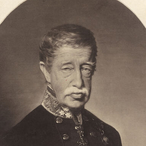 Ausschnitt der Fotografie von Ludwig Joseph (1784-1864) von einem unbekannten Fotografen. Datiert 1860.