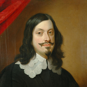 Detail from the painting of Emperor Ferdinand III (1608–1657) by Jan van den Hoecke. Circa 1643.
