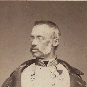 Ausschnitt der Fotografie von Albrecht (1817-1895) von Ludwig Angerer. Um 1865.