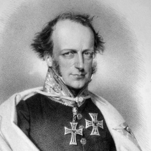 Portrait-Lithographie von Erzherzog Anton Viktor, Hochmeister des Deutschen Ordens