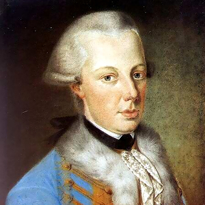 Portrait von Erzherzog Alexander Leopold in hellblauer Uniform von einem unbekannten Maler