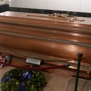 Photograph of the sarcophagus of Otto, Archduke (1912–2011).