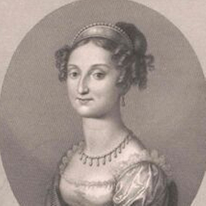 Ausschnitt der Grafik von Maria Anna (1796-1865) von Luigi Bardi und Raffaello Morghan. Nach 1822.