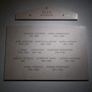 Foto Gedenktafel Leopold Maria Alphons, Erzherzog